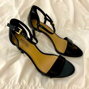 Michael Kors Black Patent Heels